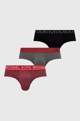 Zdjęcie produktu Michael Kors slipy 3-pack męskie kolor czerwony 6S41L10033