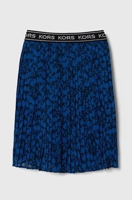 Zdjęcie produktu Michael Kors spódnica dziecięca kolor niebieski midi rozkloszowana