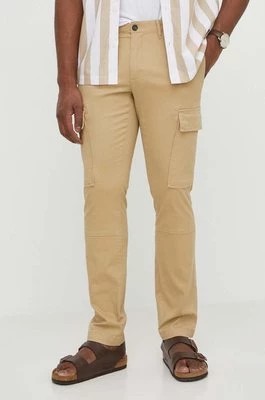 Zdjęcie produktu Michael Kors spodnie męskie kolor beżowy proste