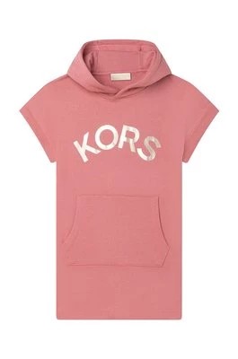 Zdjęcie produktu Michael Kors sukienka bawełniana dziecięca R12103.156 kolor różowy mini prosta