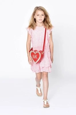 Zdjęcie produktu Michael Kors sukienka dziecięca R12106.156 kolor czerwony mini rozkloszowana