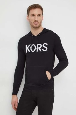 Zdjęcie produktu Michael Kors sweter bawełniany kolor czarny lekki