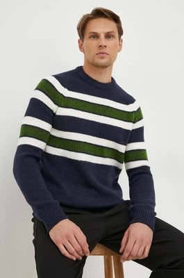 Zdjęcie produktu Michael Kors sweter z domieszką wełny męski kolor granatowy lekki