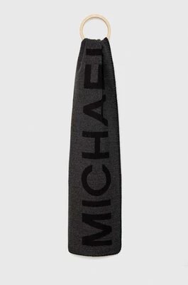 Zdjęcie produktu Michael Kors szalik damski kolor szary wzorzysty