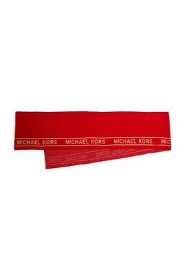 Zdjęcie produktu Michael Kors szalik dziecięcy kolor czerwony z nadrukiem
