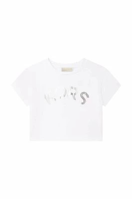 Zdjęcie produktu Michael Kors t-shirt bawełniany dziecięcy kolor biały