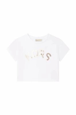 Zdjęcie produktu Michael Kors t-shirt bawełniany dziecięcy kolor biały