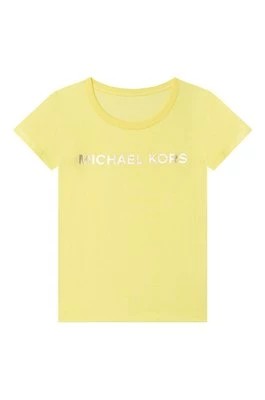 Zdjęcie produktu Michael Kors t-shirt bawełniany dziecięcy R15110.114.150 kolor żółty