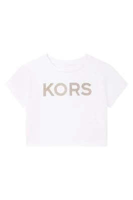 Zdjęcie produktu Michael Kors t-shirt bawełniany dziecięcy R15112.114.150 kolor biały
