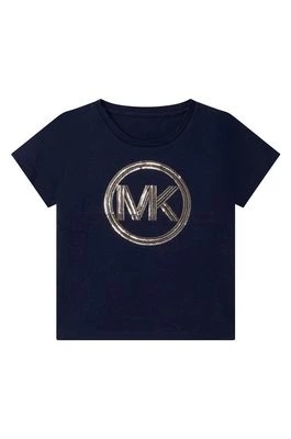 Zdjęcie produktu Michael Kors t-shirt bawełniany dziecięcy R15113.114.150 kolor granatowy