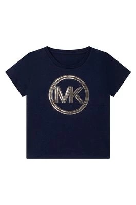Zdjęcie produktu Michael Kors t-shirt bawełniany dziecięcy R15113.156 kolor granatowy
