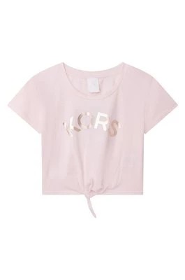Zdjęcie produktu Michael Kors t-shirt bawełniany dziecięcy R15114.114.150 kolor różowy