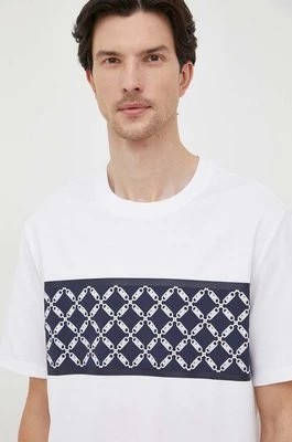 Zdjęcie produktu Michael Kors t-shirt bawełniany kolor biały z nadrukiem