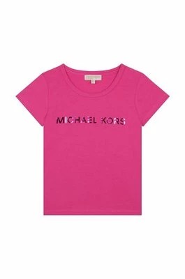 Zdjęcie produktu Michael Kors t-shirt dziecięcy kolor fioletowy