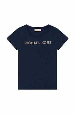 Zdjęcie produktu Michael Kors t-shirt dziecięcy kolor granatowy
