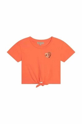 Zdjęcie produktu Michael Kors t-shirt dziecięcy kolor pomarańczowy