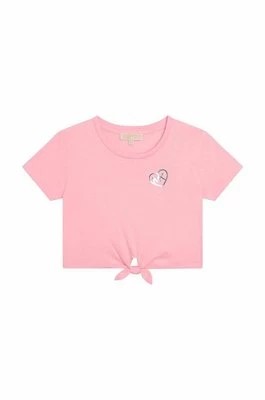 Zdjęcie produktu Michael Kors t-shirt dziecięcy kolor różowy