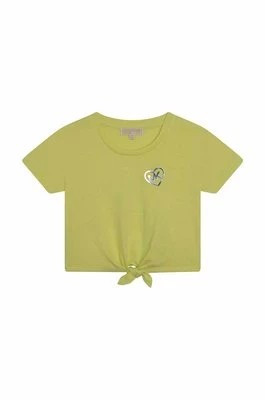 Zdjęcie produktu Michael Kors t-shirt dziecięcy kolor żółty
