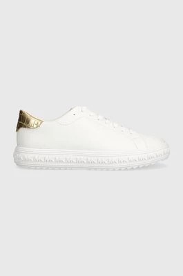 Zdjęcie produktu MICHAEL Michael Kors sneakersy skórzane Grove kolor biały 43S3GVFS1L