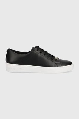 Zdjęcie produktu MICHAEL Michael Kors sneakersy skórzane Keaton kolor czarny 43T2KTFS5L