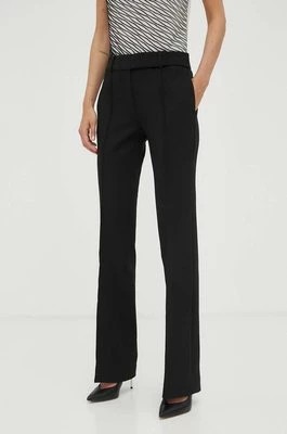 Zdjęcie produktu MICHAEL Michael Kors spodnie damskie kolor czarny proste medium waist
