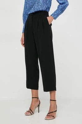Zdjęcie produktu MICHAEL Michael Kors spodnie damskie kolor czarny proste medium waist