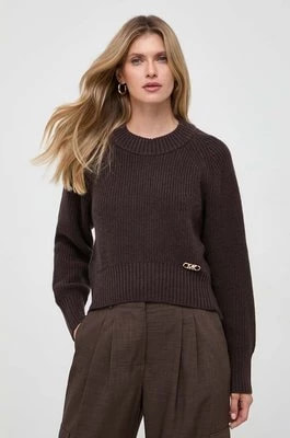 Zdjęcie produktu MICHAEL Michael Kors sweter wełniany damski kolor brązowy