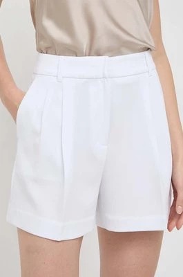 Zdjęcie produktu MICHAEL Michael Kors szorty damskie kolor biały gładkie high waist