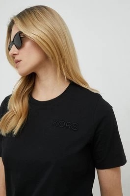 Zdjęcie produktu MICHAEL Michael Kors t-shirt bawełniany kolor czarny