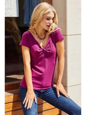 Zdjęcie produktu Milan Kiss Koszulka w kolorze fioletowym rozmiar: XL
