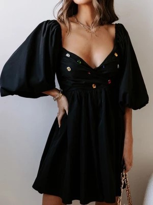 Zdjęcie produktu Milan Kiss Sukienka w kolorze czarnym rozmiar: XL