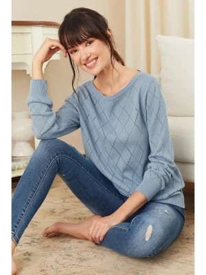 Zdjęcie produktu Milan Kiss Sweter w kolorze błękitnym rozmiar: M
