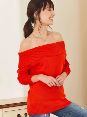 Zdjęcie produktu Milan Kiss Sweter w kolorze czerwonym rozmiar: XL