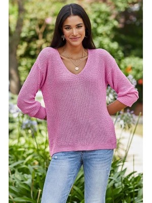 Zdjęcie produktu Milan Kiss Sweter w kolorze fioletowym rozmiar: XL
