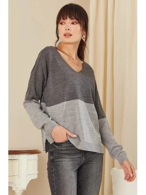 Zdjęcie produktu Milan Kiss Sweter w kolorze szarym rozmiar: XL