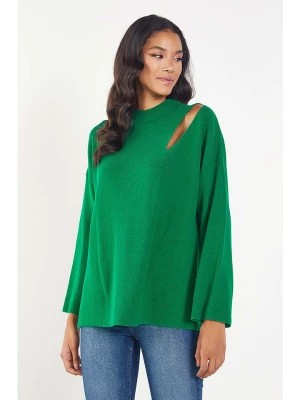 Zdjęcie produktu Milan Kiss Sweter w kolorze zielonym rozmiar: L