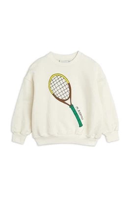 Zdjęcie produktu Mini Rodini bluza bawełniana dziecięca Tennis kolor biały z nadrukiem