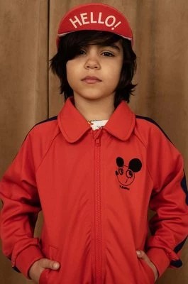 Zdjęcie produktu Mini Rodini bluza dziecięca kolor czerwony z nadrukiem