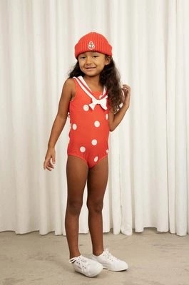 Zdjęcie produktu Mini Rodini jednoczęściowy strój kąpielowy dziecięcy kolor czerwony