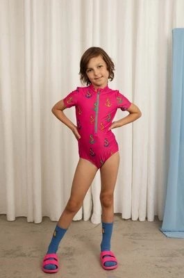 Zdjęcie produktu Mini Rodini jednoczęściowy strój kąpielowy dziecięcy kolor różowy