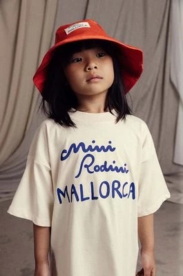 Zdjęcie produktu Mini Rodini kapelusz bawełniany dziecięcy Mallorca kolor pomarańczowy bawełniany