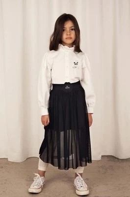 Zdjęcie produktu Mini Rodini koszula bawełniana dziecięca kolor biały