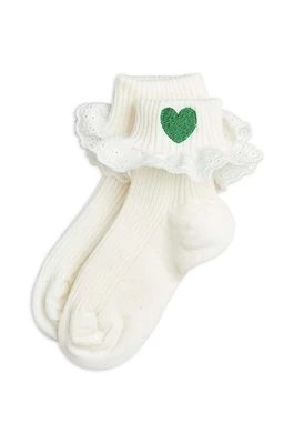 Zdjęcie produktu Mini Rodini skarpetki dziecięce Hearts kolor biały