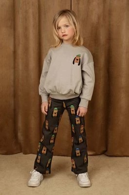 Zdjęcie produktu Mini Rodini spodnie dziecięce kolor szary wzorzyste