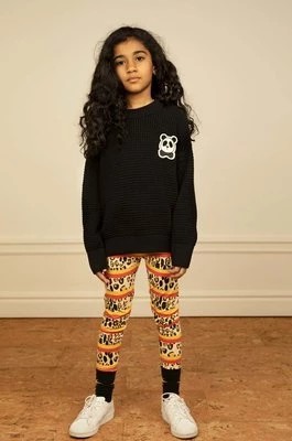 Zdjęcie produktu Mini Rodini sweter bawełniany dziecięcy kolor czarny