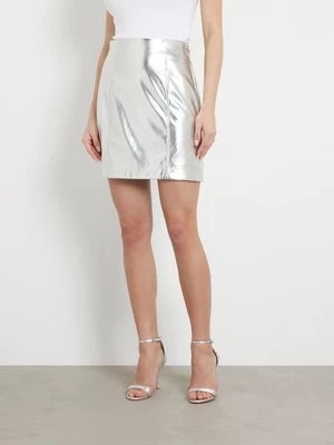 Zdjęcie produktu Mini Spódnica Ze Skóry Syntetycznej Z Metalicznym Efektem Guess