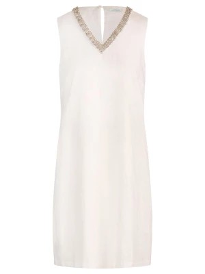 Zdjęcie produktu mint & mia Lniana sukienka w kolorze białym rozmiar: 44