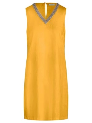 Zdjęcie produktu mint & mia Lniana sukienka w kolorze żółtym rozmiar: 40