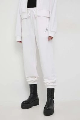 Zdjęcie produktu Miss Sixty spodnie dresowe wełniane kolor beżowy gładkie