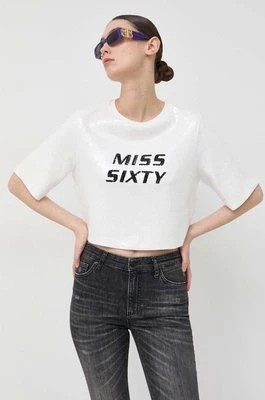 Zdjęcie produktu Miss Sixty t-shirt damski kolor biały